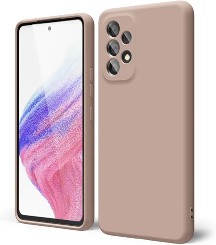 Miniatura 204 de oakxco Funda para teléfono Samsung Galaxy A12 con agarre de silicona líquida, linda delgada fina suave cubierta de gel de goma TPU lisa para mujeres