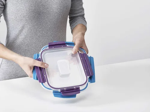 Miniatura 4 de Joseph Joseph Nest Lock Juego de recipientes de plástico para almacenar alimentos sin BPA, con tapas con cierre hermético a prueba de fugas, 10
