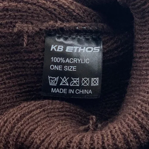 Miniatura 155 de KBETHOS Cómoda colección de gorros suaves y holgados de algodón de punto acrílico para invierno, cálido sombrero de esquí holgado unisex varios