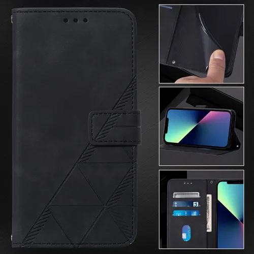 Miniatura 5 de bojioderf Funda de piel sintética compatible con Nothing CMF Phone 1, compatible con Nothing CMF Phone 1 Tarjetero Cartera Flip Soporte Magnético