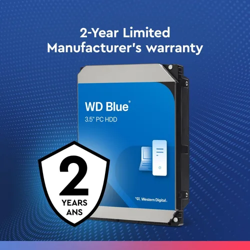 Miniatura 8 de Western Digital 1 TB WD Blue Disco duro interno para PC HDD - 7200 RPM, SATA 6 Gb/s, caché de 64 MB, 3.5" - WD10EZEX