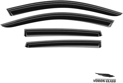 Miniatura 8 de Voron Glass Protectores de lluvia extra duraderos con cinta adhesiva para Honda CR-V (CRV) 2007-2011 SUV, deflectores de ventana, viseras de ventana