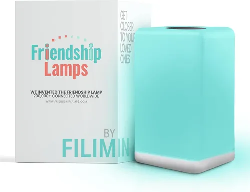 Miniatura 10 de Lámpara de Amistad FriendLi por Filimin - Requiere Suscripción Wi-Fi, Luz LED Táctil de Larga Distancia, Regalo para Mejor Amigo, Relación, Familia