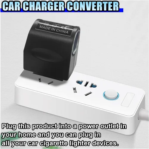 Miniatura 4 de Convertidor adaptador de CA a CC, CC 12V 500mA, adaptador de corriente para encendedor de cigarrillos de automóvil, enchufe de corriente