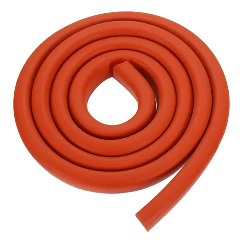 Miniatura 22 de uxcell Varilla de espuma de 3.28 pies, relleno de juntas sólidas en forma de D de 1.18 x 0.59 pulgadas, tira de sellado de espuma para protector