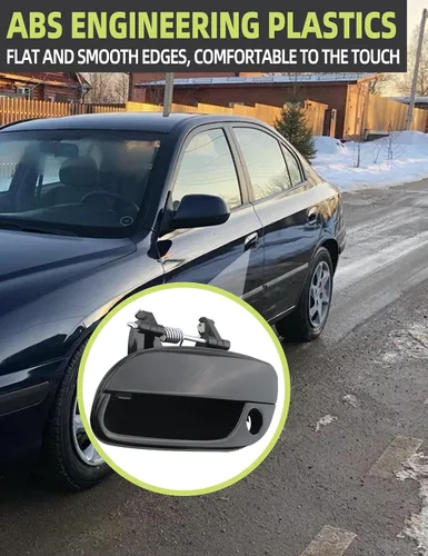 Miniatura 4 de Manija de puerta exterior delantera izquierda lado del conductor compatible con Hyundai Elantra 2001 2002 2003 2004 2005 2006 Reemplazo # 82650-2D000