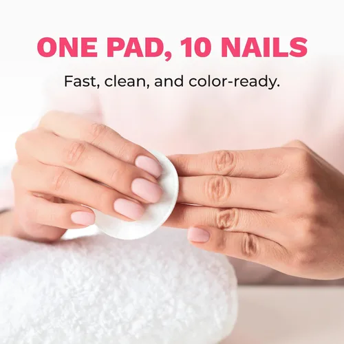 Miniatura 4 de Diamond Wipes Toallitas removedoras de esmalte de uñas con aloe vera, almohadillas quitaesmalte de uñas de acetona, 50 toallitas envueltas
