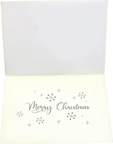 Miniatura 5 de Iconikal Tarjetas de felicitación personalizadas de Navidad con foto de búfalo rojo a cuadros, 15 unidades, con sobres para fotos de 4x6 pulgadas