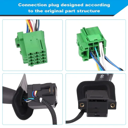 Miniatura 6 de JDMON Interruptor de señal de giro de repuesto para Kenworth T370 T440 T470 T660 T680 T800 T880 Peterbilt 330 337 365 367 379 384 385 386 387 388