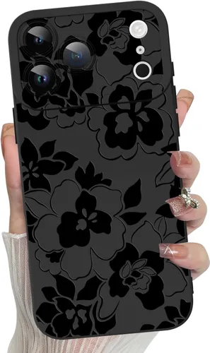 Miniatura 7 de MZELQ Funda para iPhone 17 Pro 2025, diseño de girasoles de silicona, flores florales, protección de cámara, funda delgada y suave para teléfono