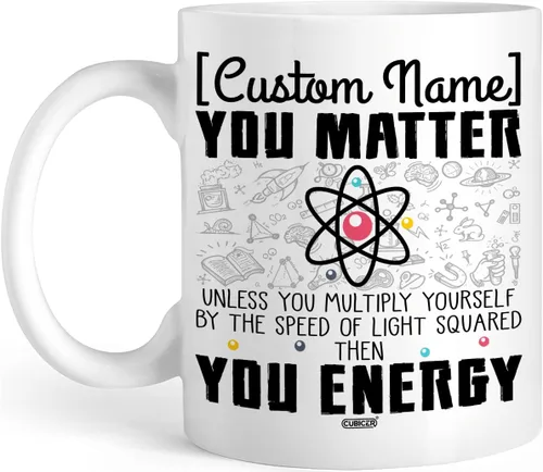 Miniatura 9 de CUBICER Tazas de café personalizadas con frases divertidas, vasos de hongos barbudos, nombre personalizado, tío de cerámica blanca, novedad, tazas