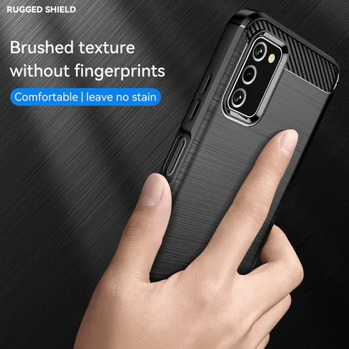 Miniatura 5 de M MAIKEZI Funda para Samsung A03S, Galaxy A03S con protector de pantalla HD, absorción de golpes flexible de TPU parachoques de goma suave