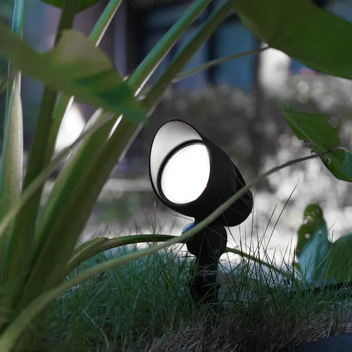Miniatura 6 de GOODSMANN Focos de bajo voltaje Iluminación de paisaje 5W LED Reflectores al aire libre 2700K blanco cálido LED reemplazable Iluminación exterior