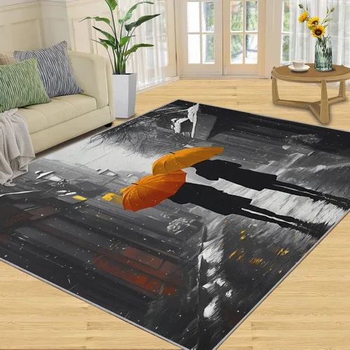 Miniatura 28 de Girl Horse Rugs for Bedroom, Horse Area Rug, Animal Rugs for Living Room, Indoor Non-Slip Rug, Machine Washable Carpet for Front Entrance Floor