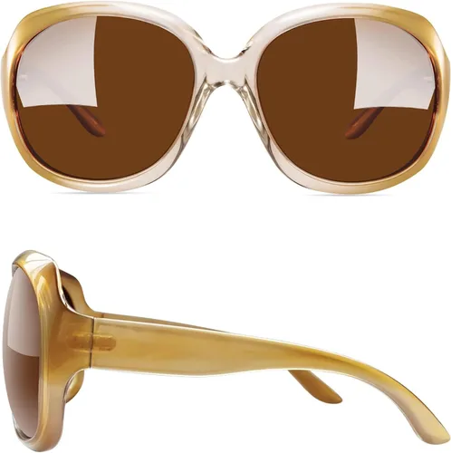 Miniatura 227 de Joopin Lentes de sol de gran tamaño para mujer, polarizados, grandes, para conducción, protección UV, grandes sombras