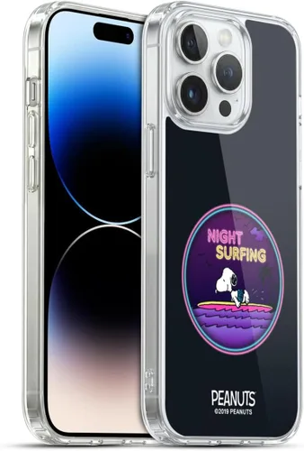 Miniatura 117 de Head Case Designs Peanuts Tropical Surf Snoopy Aloha Disco Gel Funda con licencia oficial [protección de grado militar] compatible con Apple iPhone