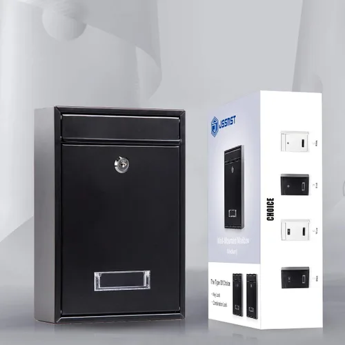 Miniatura 6 de Buzones con Cerradura Montados en la Pared Verticales – Jssmst Buzón de Correo con Cerradura de Llave y Ranura de Depósito de Capacidad Media