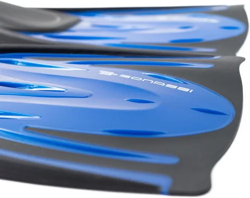 Miniatura 2 de Bonassi Aletas de tiburón para adultos, aletas cortas ajustables para esnórquel y natación