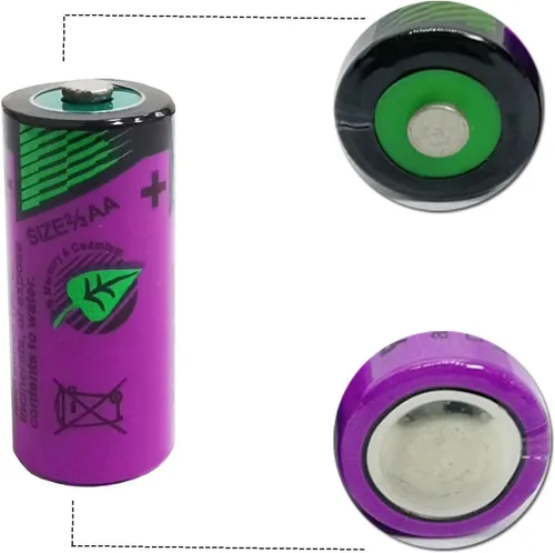 Miniatura 3 de Tadiran Tl-5955 2/3AA 3.6V 1650mAh batería de litio de repuesto para Tadiran TL-2155, TL-4955, TL-5155, TL-5955, SL-361, Xeno XL-055F, ER14335