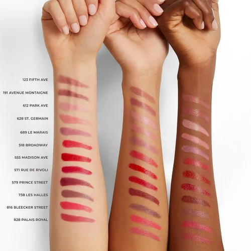 Miniatura 4 de Laura Mercier Caviar Hydra Crème Lipstick, hidratación de 16 horas y reparación de la barrera labial, uso todo el día, voluminizador, a prueba