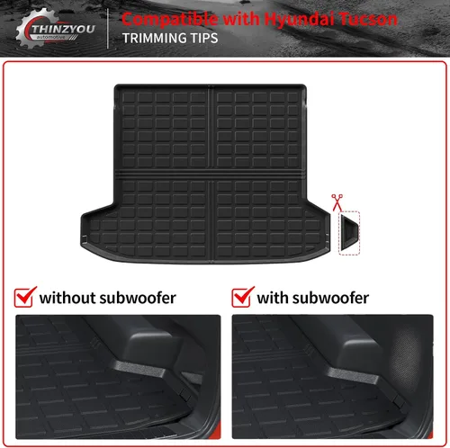 Miniatura 9 de Alfombrillas compatibles con Toyota 4 Runner 2013-2024, 7 asientos, forro de carga, forro para maletero, protectores para asiento trasero