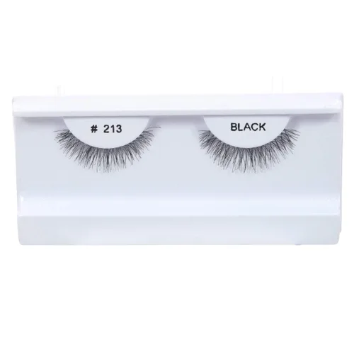 Miniatura 39 de 100 pares de pestañas postizas 100% cabello humano negro natural #747S Negro-747S