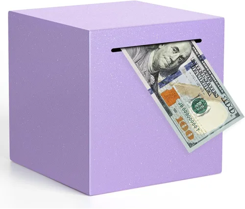 Miniatura 8 de Alcancía para adultos debe romperse para abrir, alcancía irrompible de acero inoxidable para adultos, caja de ahorro de metal para ahorrar dinero