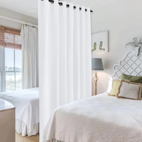 Miniatura 4 de RYB HOME - Cortinas extralargas para bloquear luz, insonorización, privacidad, cine en casa, oficina, fondo, comedor, sala de estar, puerta patio