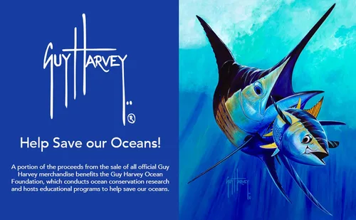 Miniatura 7 de Guy Harvey Camisa de manga larga para hombre con protección solar UPF 50+