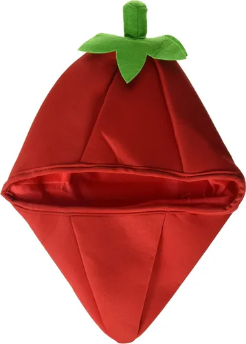 Miniatura 2 de Beistle Sombrero de felpa unisex de chile rojo – Gorra de disfraz con temática picante, novedad para fiesta, suministros de fiesta mexicana