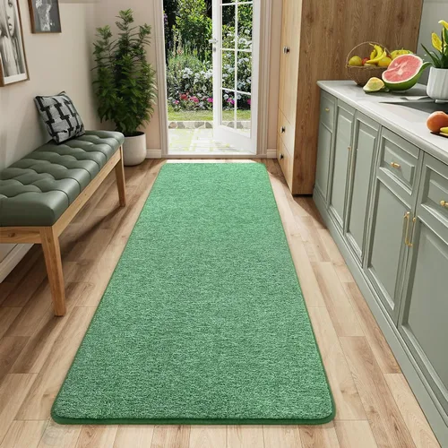 Miniatura 67 de Alfombra de pasillo lavable AROGAN de 2x8 para pasillo, alfombras largas con suave espuma viscoelástica para dormitorio, alfombras antideslizantes