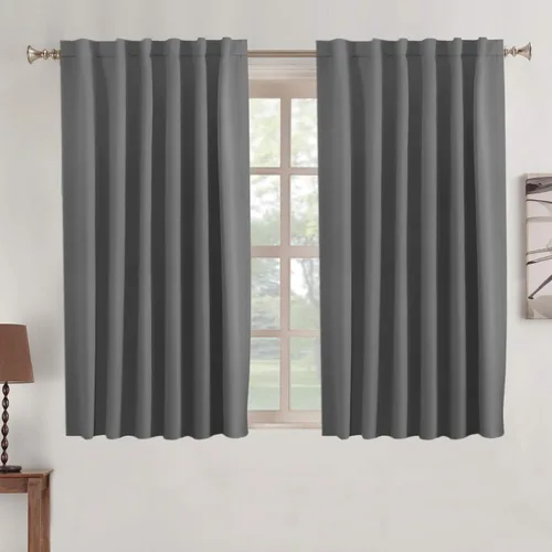 Miniatura 132 de Turquoize Cortinas Opacas para Tratamiento de Ventana con Trabillas Traseras para Sala de Estar/Dormitorio, Tratamientos de Ventana con Aislamiento