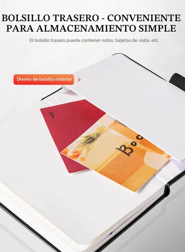 Miniatura 4 de AISBUGUR Cuaderno de bolsillo, cuaderno pequeño, paquete de 2 unidades en total de 320 páginas, cuaderno de bolsillo de 3.7 x 5.7 pulgadas