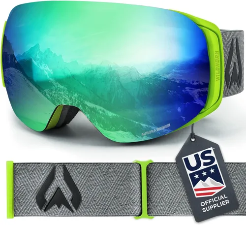 Miniatura 20 de Wildhorn Roca - Gafas de esquí para hombres y mujeres con protección antiempañamiento/arañazos 100% UV - Lente magnética - Gafas de nieve