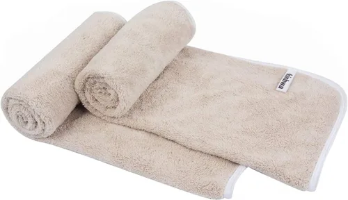 Miniatura 25 de KinHwa Toallas de mano de microfibra para baño, toallas faciales suaves y absorbentes, toallas de mano grises para baño, paños de lavado para spa