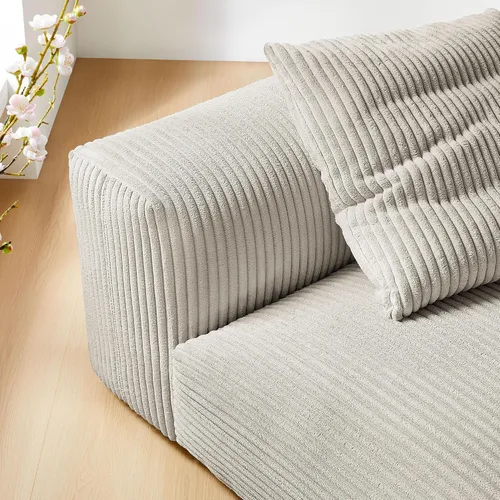 Miniatura 4 de Modway Sofás Solace, de gran tamaño, almendra