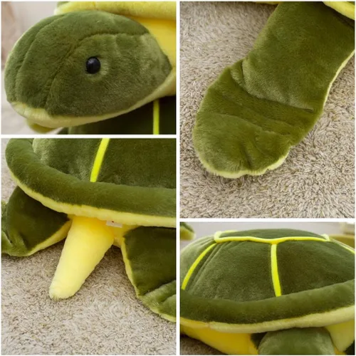 Miniatura 2 de ERDAO Almohada de peluche de tortuga marina, juguetes de peluche de tortuga, regalos para niños y niñas, 15.7 pulgadas