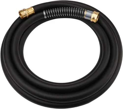 Miniatura 12 de Wiseflow Leader Hose Manguera de agua resistente de 3 x 5/8 pulgadas con accesorios de latón macho a hembra, extensor de manguera corta para carrete