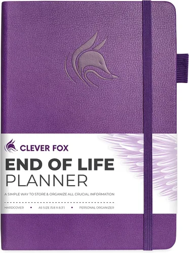 Miniatura 25 de Clever Fox Planificador de fin de vida - Organizador de arreglos finales para beneficiarios, preparación de testamentos, últimos deseos y Negro
