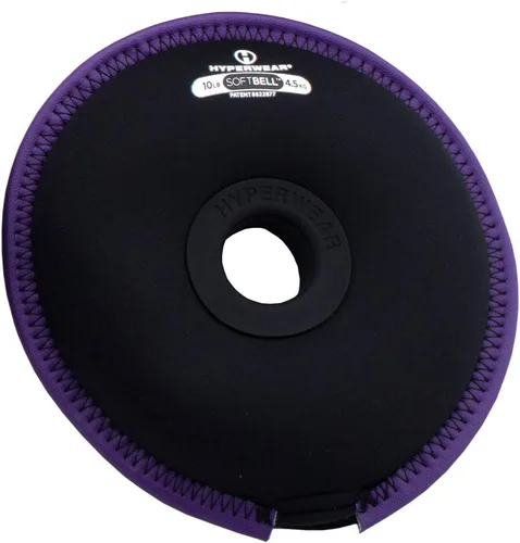 Miniatura 7 de Hyperwear SoftBell - Placas de peso de mano para usar solas o con juegos de mancuernas ajustables, juegos de pesas rusas o barra – Sistema SoftBell