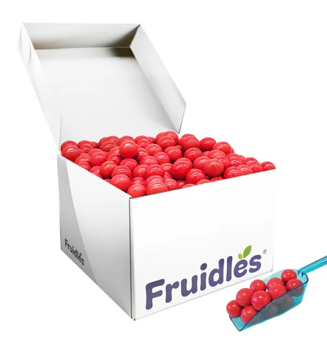Miniatura 7 de Fruidles Bolas de goma de mascar de canela caliente, golosinas saborizadas para bufé, recambios de tamaño de máquina, certificado Kosher Parve, 1