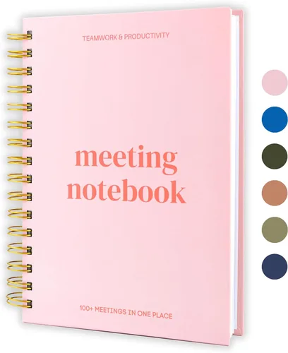 Miniatura 13 de Cuaderno de reuniones Lamare para la organización del trabajo – Cuaderno de trabajo perfecto para tomar notas y planificador de reuniones