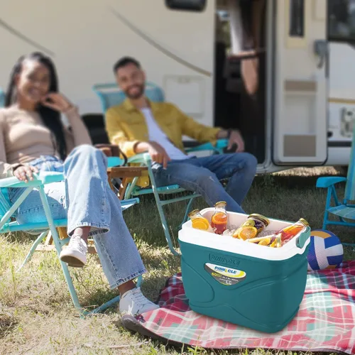 Miniatura 7 de Pinnacle Enfriador térmico de 20 litros – Enfriador duro portátil para campamento/picnic – Coolbox mantiene fresco durante 60 horas. con retención