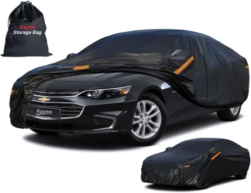 Miniatura 76 de Kayme - Cubierta completa impermeable de 7 capas para Honda Civic Sedán/Coupé (1991-2024), apta para todo clima, protección p/exteriores contra