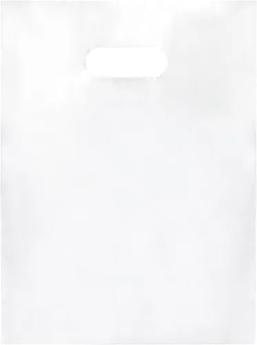 Miniatura 11 de Infinite Pack 100 bolsas de plástico transparentes con asas de 12"x15" 1.25Mil de espesor, bolsas brillantes de venta al por menor y de compras