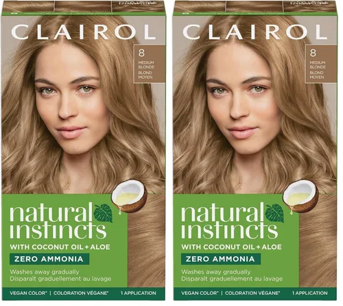 Miniatura 34 de Clairol Natural Instincts Tinte Demipermanente para el Cabello, 4RV Color de Cabello Borgoña Oscuro, Paquete de 3 4RV Borgoña oscuro