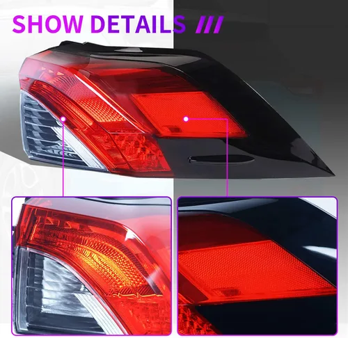 Miniatura 2 de Archaic Conjunto de luz trasera para Toyota RAV4 2019 2020 2021 2022, lámpara de freno trasera derecha del lado del pasajero