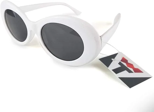 Miniatura 7 de Lxnoap Gafas de sol de marco grueso ovaladas retro atrevidas, gafas de sol ovaladas retro de Y2k, gafas de sol ovaladas ovaladas retro Mod Kurt