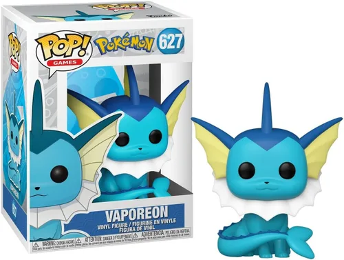 Miniatura 2 de Pokemon - Vaporeon Pop! Figura de vinilo (incluye funda protectora compatible con caja Pop Box)