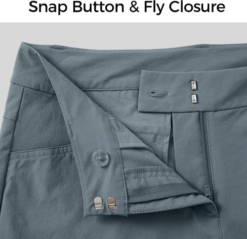 Miniatura 40 de Willit Pantalones cortos de golf de 4.5 pulgadas para mujer, de secado rápido, casuales, con bolsillos, resistentes al agua